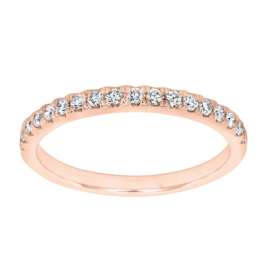 Matching Diamond Wedding Band in 14K Rose Gold (0.20 ct tw)