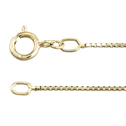 10K Yellow Gold 0.80mm Box Chain (16")
