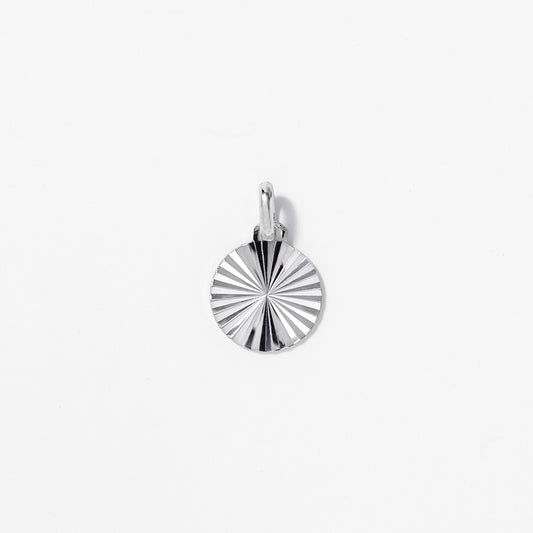 Sunbeam Pendant in 10K White Gold