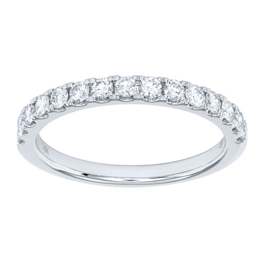 14K White Gold Diamond Anniversary Band (0.50 ct tw)