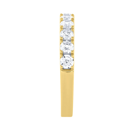 Diamond Anniversary Ring in 14K Yellow Gold (1.00 ct tw)