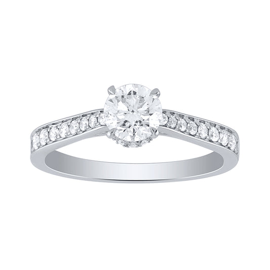 Diamond Engagement Ring in 14K White Gold (1.00 ct tw)