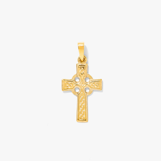 Celtic Cross Pendant in 10K Yellow Gold