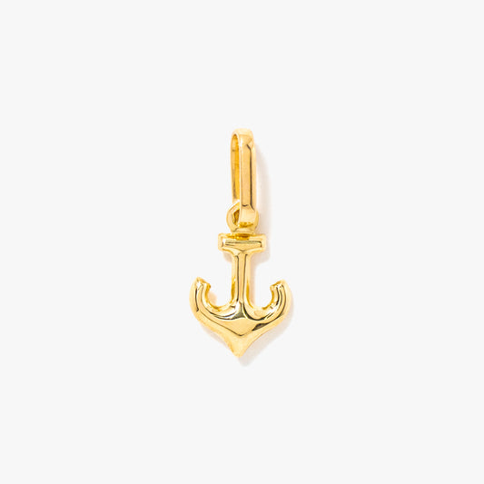 Anchor Pendant in 10K Yellow Gold