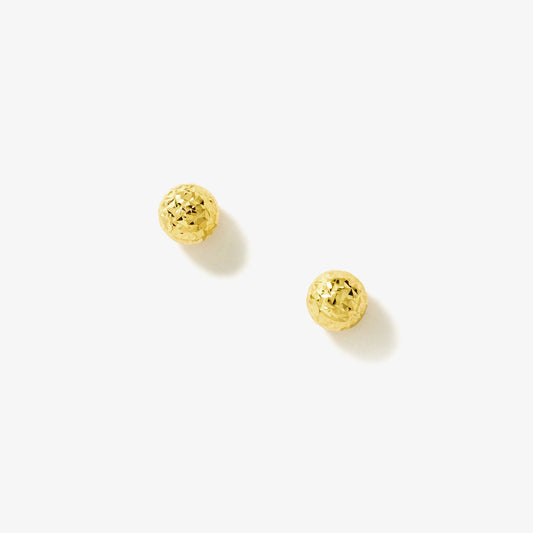 Ball Stud Earrings in 10K Yellow Gold
